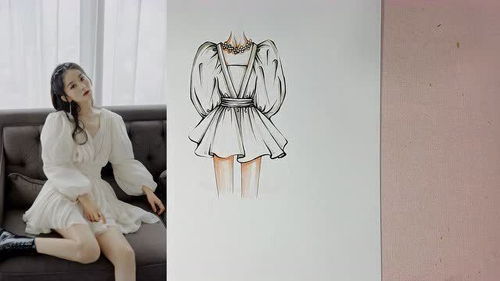 從趙麗穎同款白色連衣裙看服裝設(shè)計手繪學(xué)習(xí)