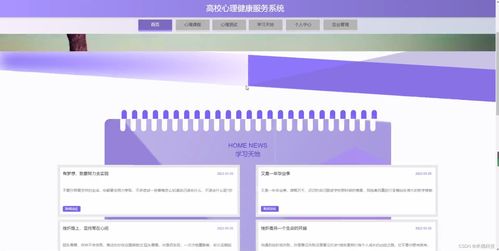 基于JSP+SSM的高校心理健康服務系統設計與實現